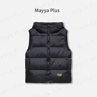 【黑金鹅绒】Mayya Plus麦芽定制气质显瘦流光风羽绒马夹32546155