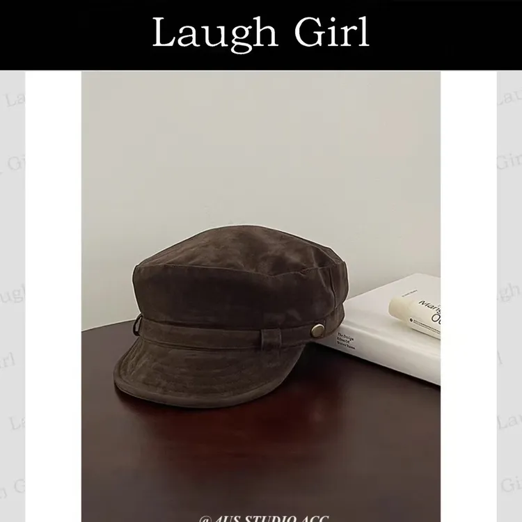 秋季新款复古英伦风报童帽女高级感八角帽显脸小时髦画家帽