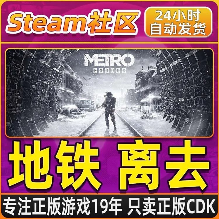 地铁离去 地铁离乡 Metro Exodus PC正版Steam国区CDKEY