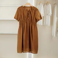 麦迪尚品【夕Y】5090938 新款时尚短袖连衣裙夏季女装品牌折扣