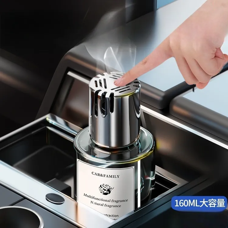 2023新款车载香氛高档汽车香薰新车专用净味神器采用栀子花原液去