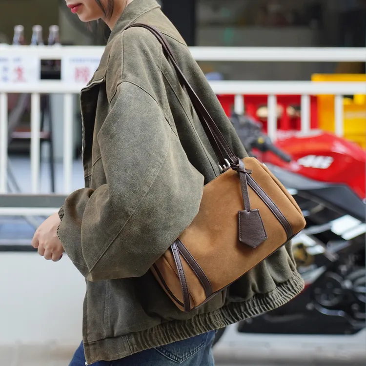 波士顿腋下包包女款爆款2025新款百搭气质单肩斜挎包小众轻奢女包