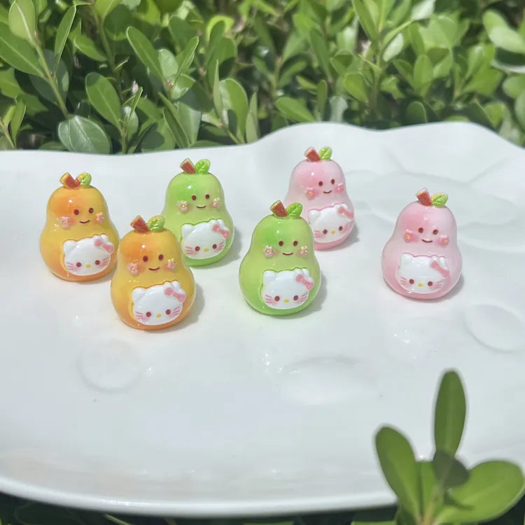 【奶酪定制】Kt 小甜梨立体树脂摆件亮面