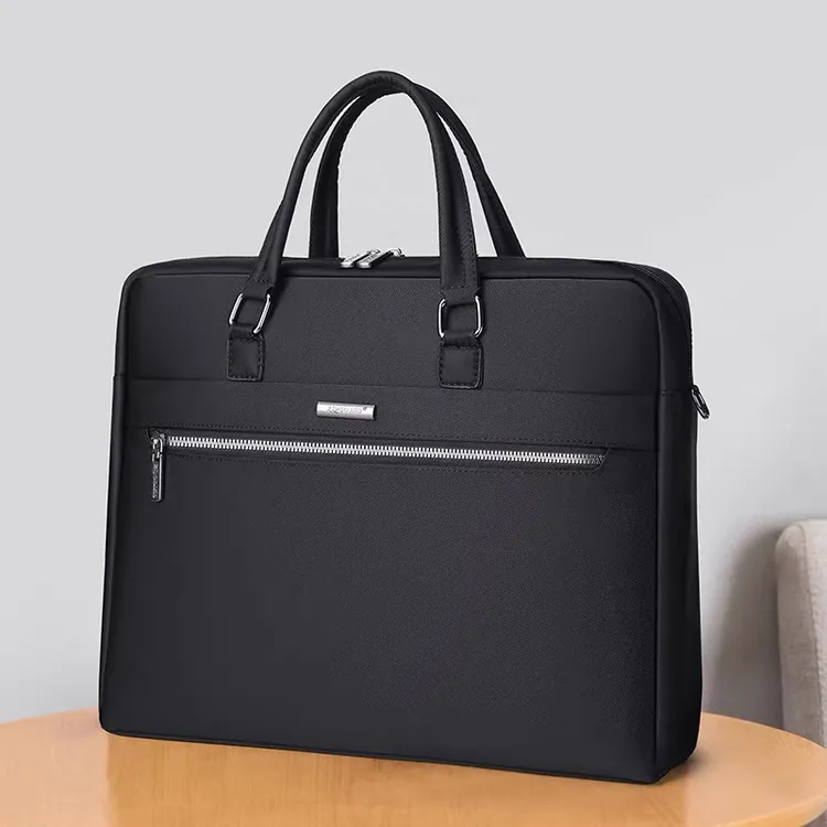 男士商务公文包大容量手提包高档休闲便携斜挎包可定制男包950