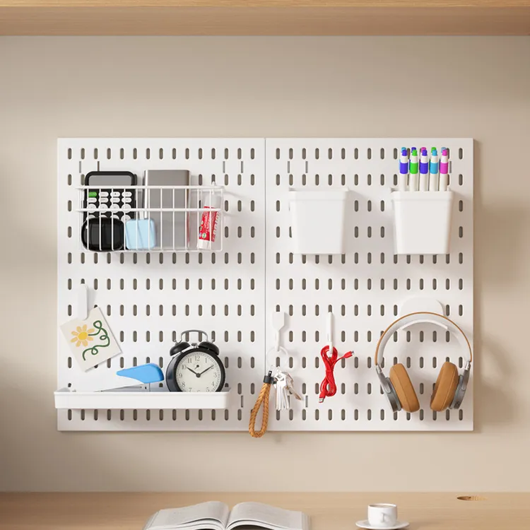 工厂批发置物洞洞板免钉墙面创意收纳神器卧室客厅自由组合展示架