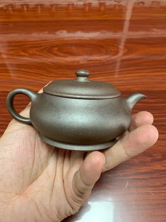 黄龙山老段泥 还原烧明炉器型 145cc宜兴原矿紫砂