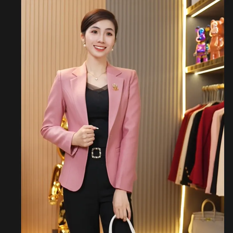 春季西装外套女小个子2025新款今年流行气质休闲西服上衣