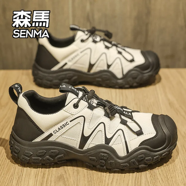 SENMA/森马户外登山鞋男2025新款秋季厚底防滑老爹潮鞋徒步运动鞋