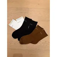 【陈碗饭】纯色中筒纯棉纱线四季款堆堆加长中筒袜子125