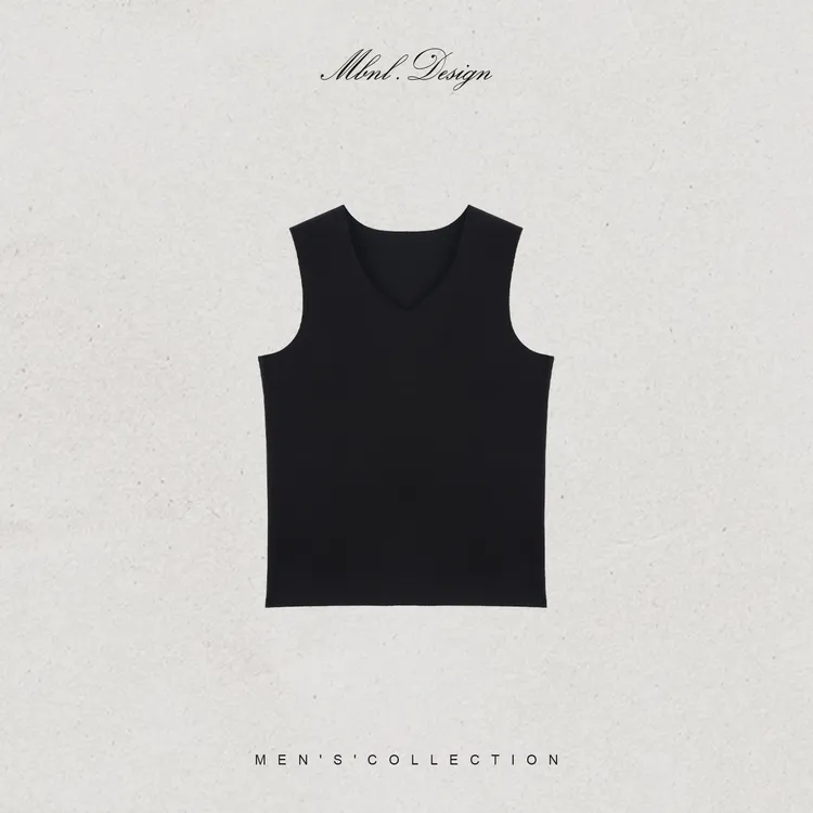 MBNL-F「Verve」秦磊男装醋酯羊毛定织丝滑垂坠背心LL-SSY1250