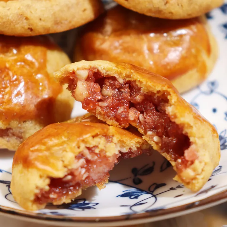 鸡仔饼 广式岭南味道传统馅料 咸香  软口 南乳 陈皮丝 坚果仁 