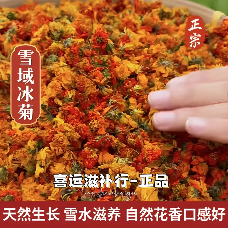 【雪域冰菊】新疆昆仑冰菊 帕米尔高山雪域菊花茶 天山雪冰菊泡水喝