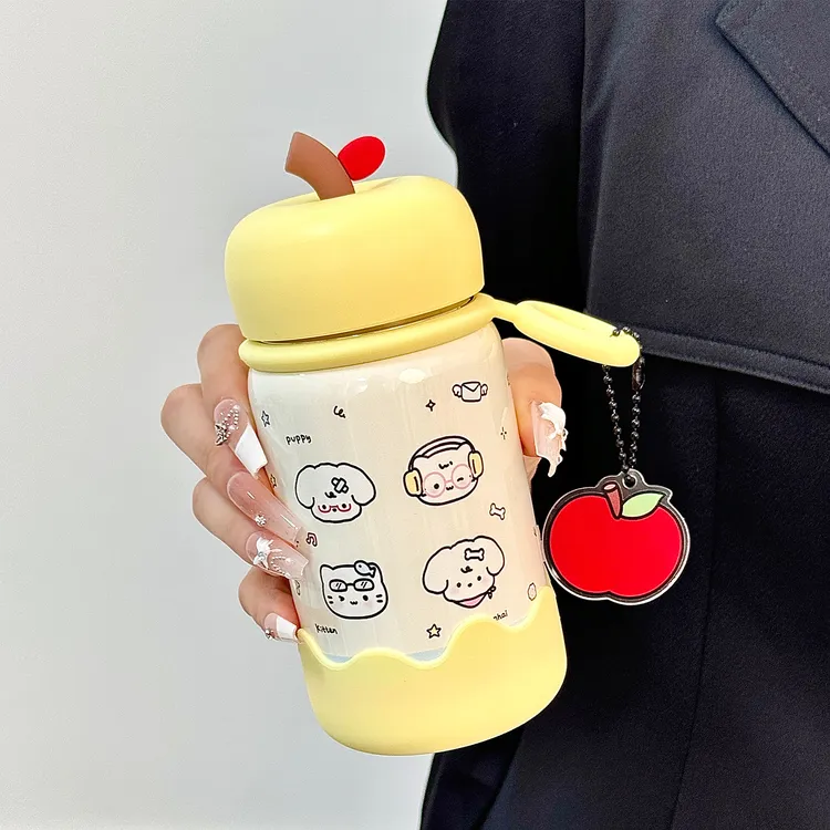 可爱卡通保温杯316不锈钢女生高颜值迷你便携随行口袋杯2025新款