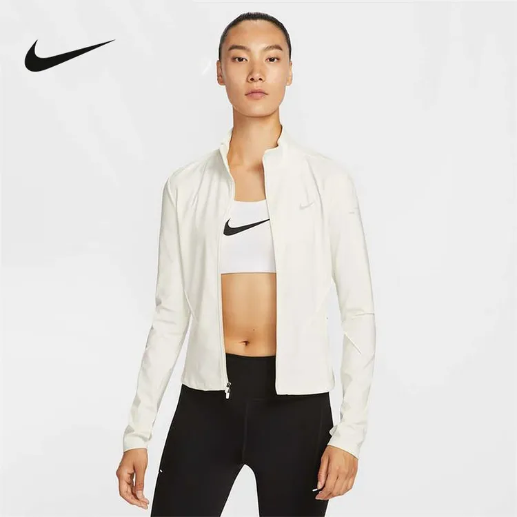 NIKE耐克女子夏季Dri-FIT速干全长拉链跑步上衣夹克IB1999-133