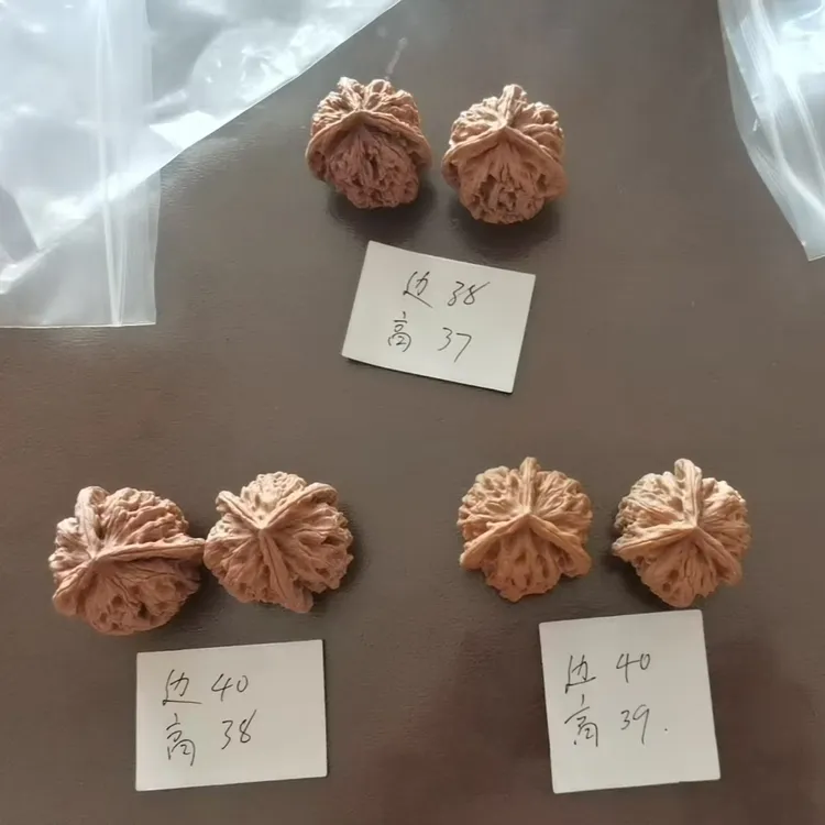 精品全品正奔三棱文玩核桃天然生长三道筋手玩好物