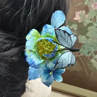 江南浔古风绒花 默认木簪改主体找客服