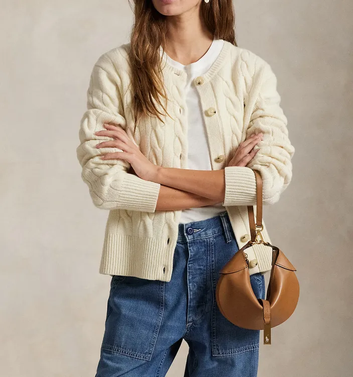 FAFACH 经典羊毛上衣纯色百搭长袖针织开衫毛衣