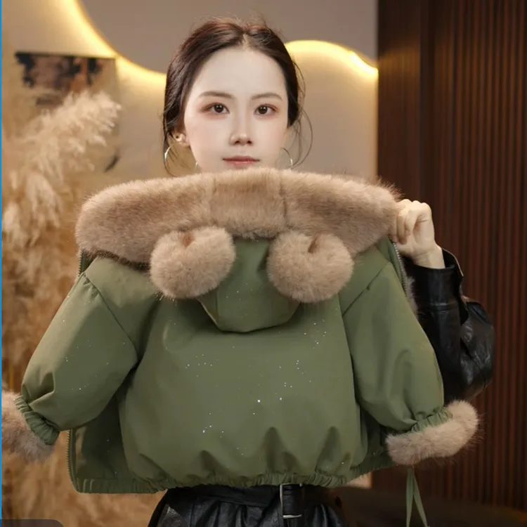 2025新秋冬外套儿童双面穿男女童加绒加厚百搭休闲毛毛外套