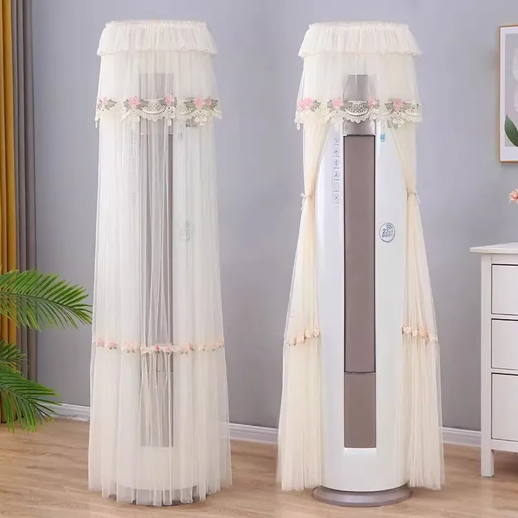 立式空调防尘罩2025新款柜机圆柜式空调罩套圆柱圆形开机不取客厅