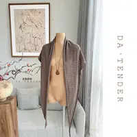 DA·Tender【赴山逐野拼织围巾】秋季时尚气质百搭羊毛围巾