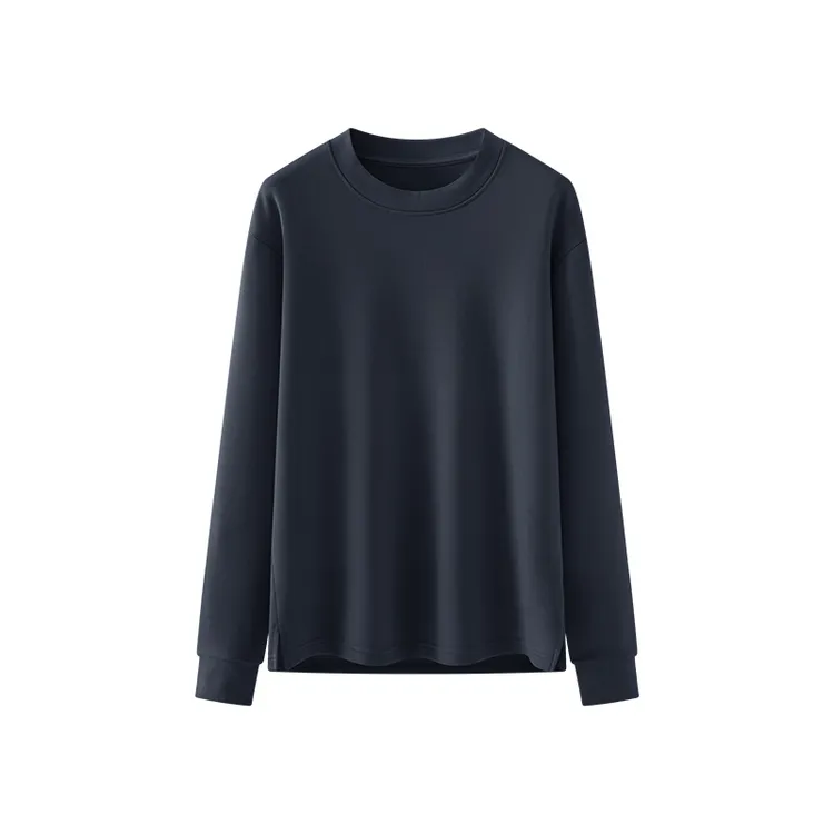 净版圆领T恤女简约百搭休闲宽松百搭时尚打底上衣春新款