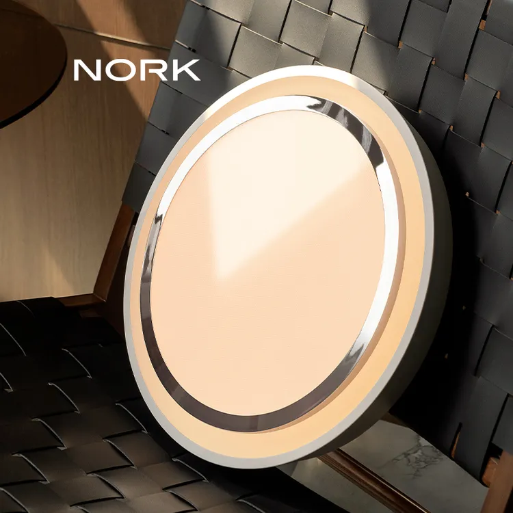 诺克拾贝卧室吸顶灯主卧led房间灯餐厅圆灯轻奢高级感书房护眼灯