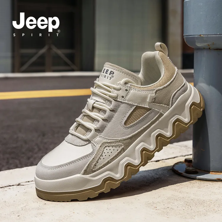 JEEPSPIRITJeep男鞋2025秋季新款男鞋百搭夏季透气潮流潮鞋男士