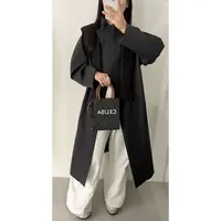 HENIMAN/恒依曼秋季 韩版时尚 百搭立领针织 风衣外套 7605