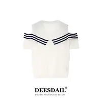 【302】DEESDAIL露肩短袖上衣Y197直播