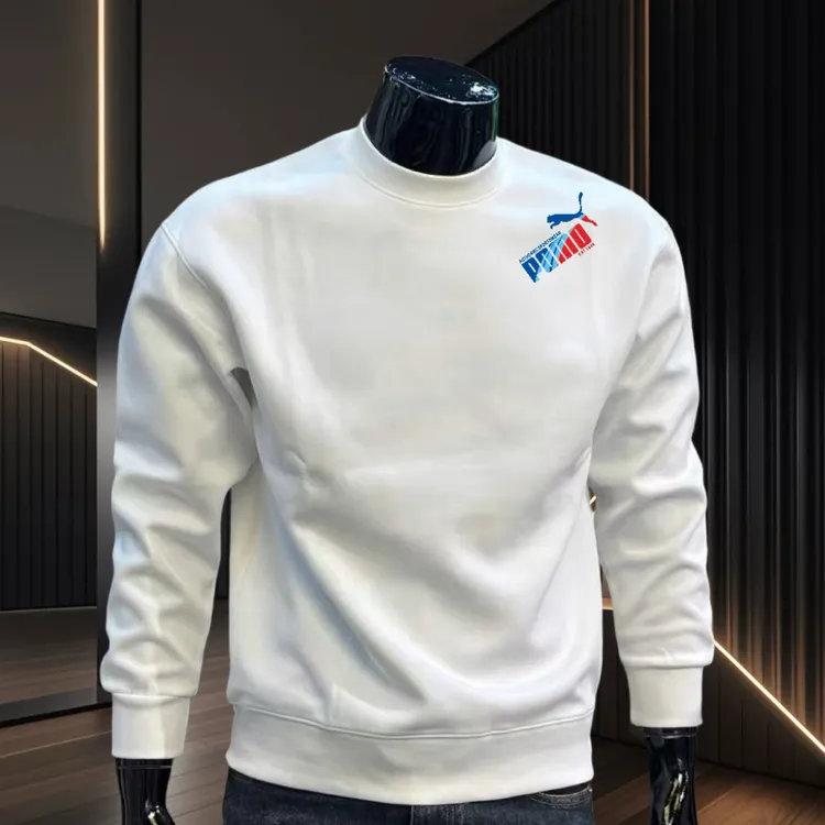 欧洲站潮牌卫衣男新款秋冬长袖套头圆领帅气印花高端男装百搭潮流