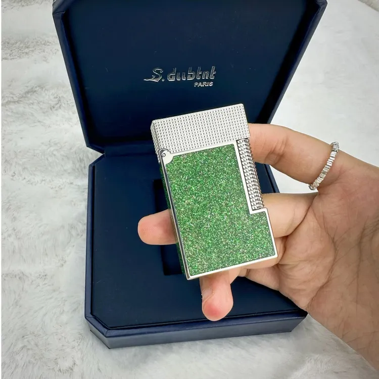 法国都柏特朗声钢音清脆打火机充气高档砂轮式时尚男士打火机礼品