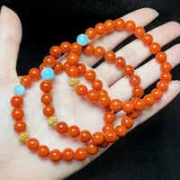 【云上好物】25 DS64536-南红DlY单圈手串-多样性发一件-7mm（JG）