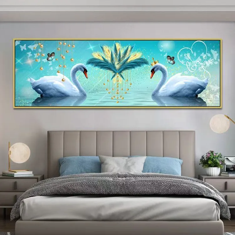 卧室床头自粘防水玄关装饰画沙发客厅晨红军客厅挂画装饰画