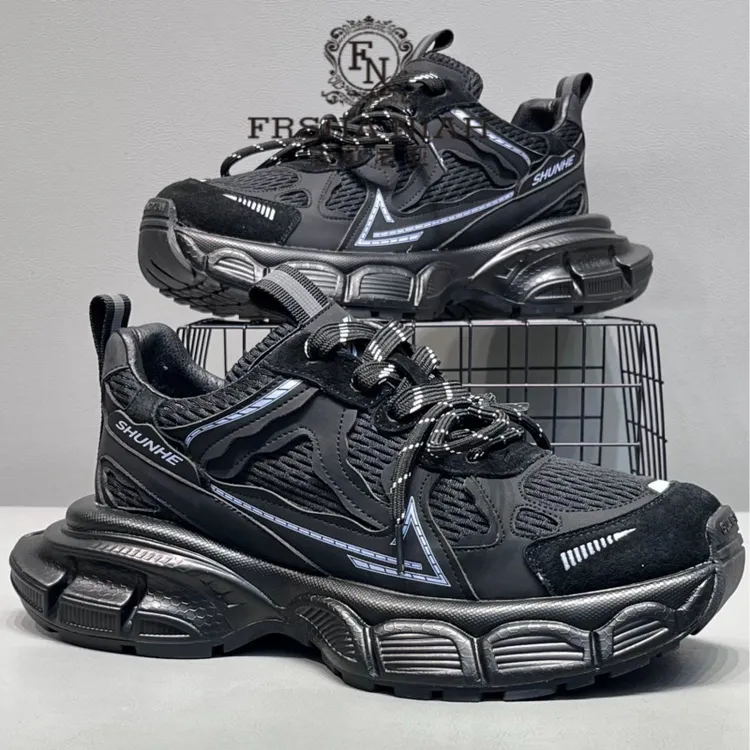 法莎尼亚老爹鞋2026秋季新款厚底增高男鞋潮流百搭时尚舒适休闲鞋