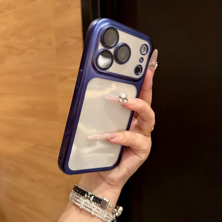 适用苹果17promax手机壳简约tpu软壳iphone17镜头全包pro肤感磨砂