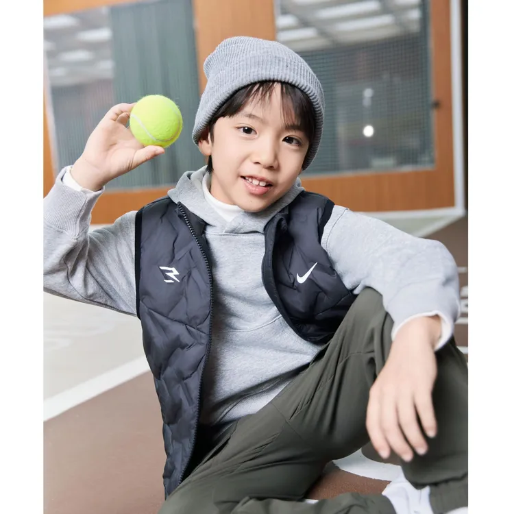 Nike 3BRAND男女童装秋冬季中大童保暖时尚梭织马甲RWN-VE-1498