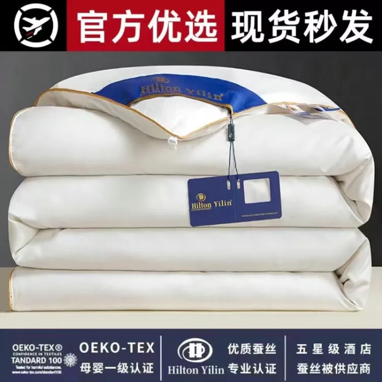蚕丝被加厚酒店桑蚕丝春秋被空调被冬被芯礼品被子四季通用被芯