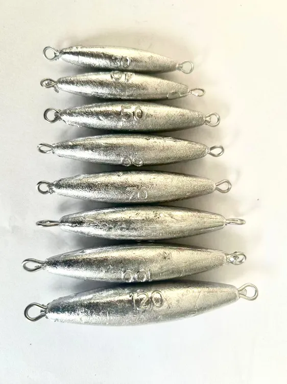 双环锚鱼铅坠短款双环铅远投配件带环铅砣一体环防挂底海钓