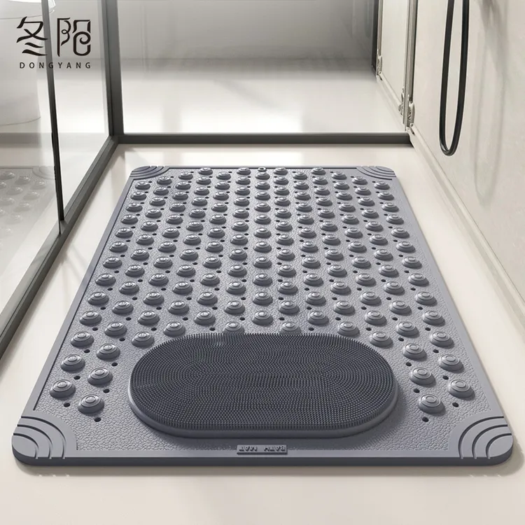 浴室防滑垫淋浴房卫生间洗澡垫子儿童防摔脚垫子环保家用按摩地垫