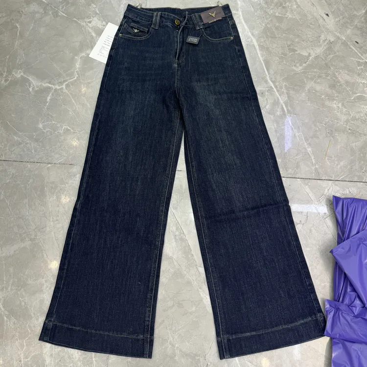 9820窄版高腰显瘦弹力直筒牛仔裤