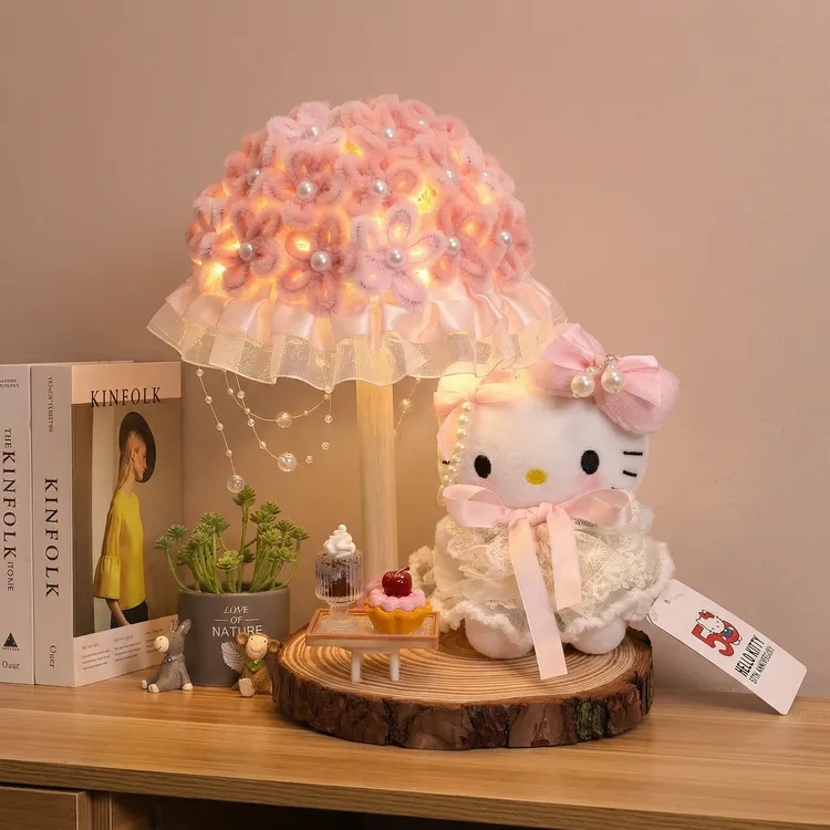 【送礼袋灯串】甜梦小夜灯正版三丽鸥hellokitty情人节礼物毛绒挂件