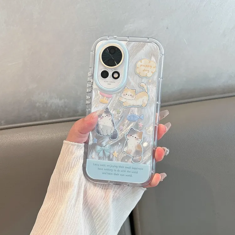 适用于华为nova13手机壳新款nova12可爱鱼干猫咪12pro防摔ultra