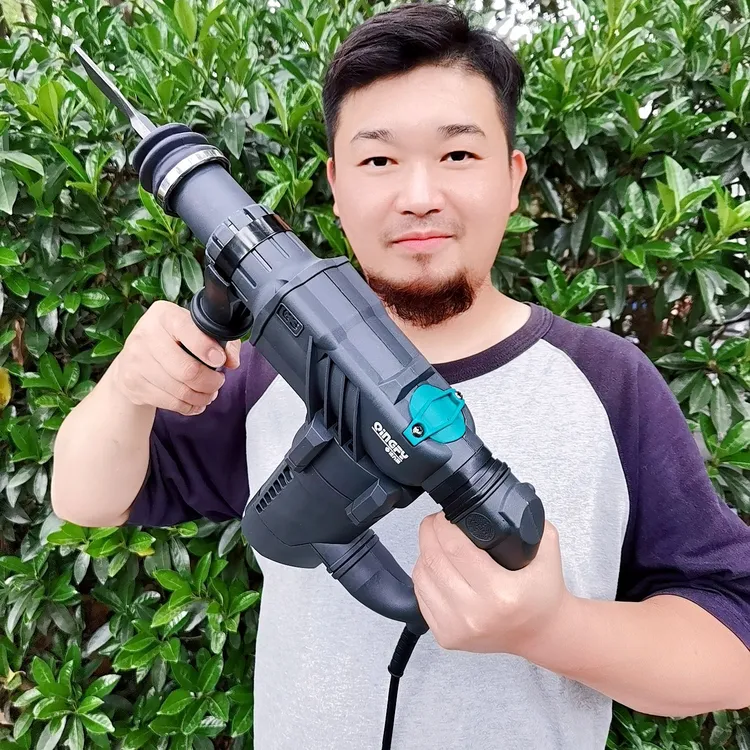 新品清方圆G3蓝盖单用大功率水电开槽破碎混凝土爆模利器