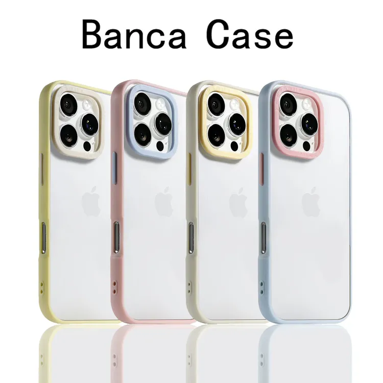 BANCA磨砂彩银小怪兽适用iPhone16/15手机壳华为P70vivo小米oppo