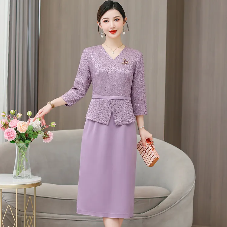 高级感上档次旗袍2025婚礼妈妈婚宴礼服喜婆婆装敬酒连衣裙修身夏