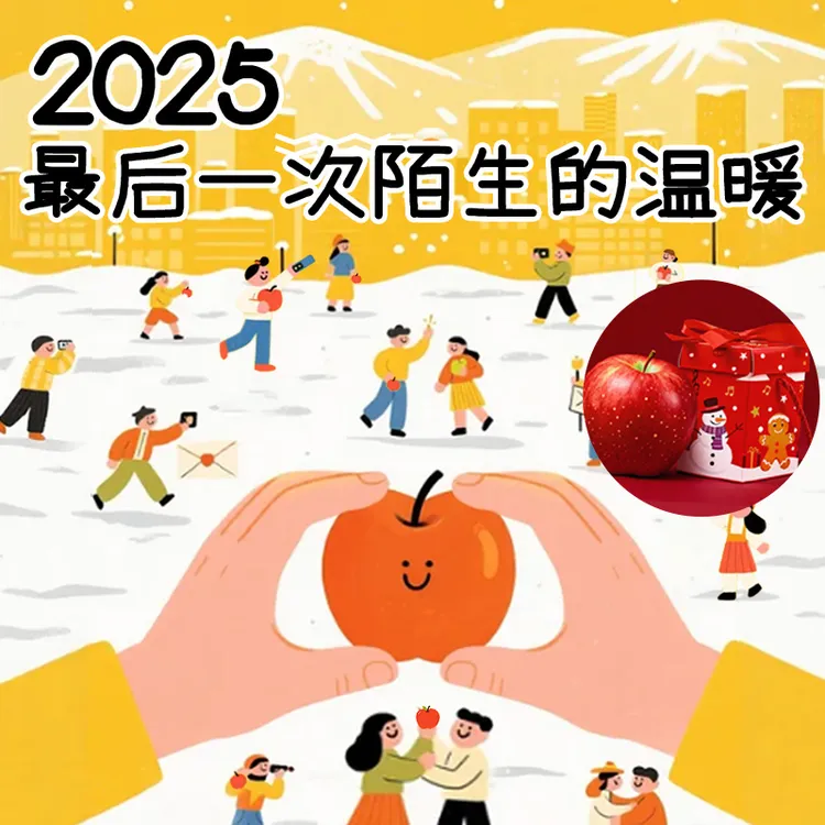 精致圣诞苹果礼品盒 