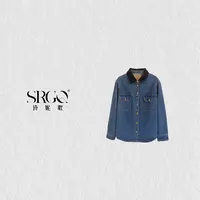 诗妮歌减龄女式休闲百搭宽松休闲牛仔外套翻领