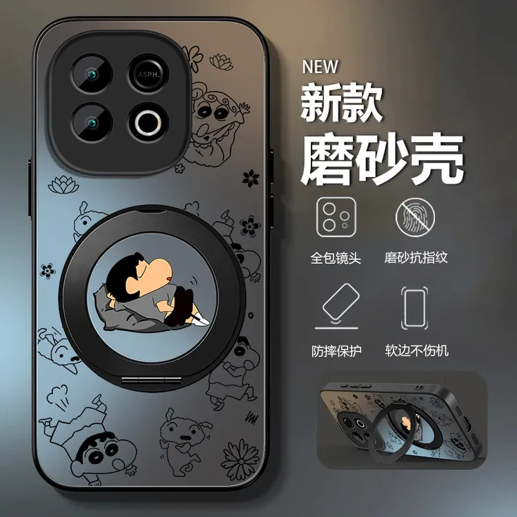 适用iQOOZ10Turbo手机壳新款Z10Turbo+旋转支架Z10x车载磁吸小新