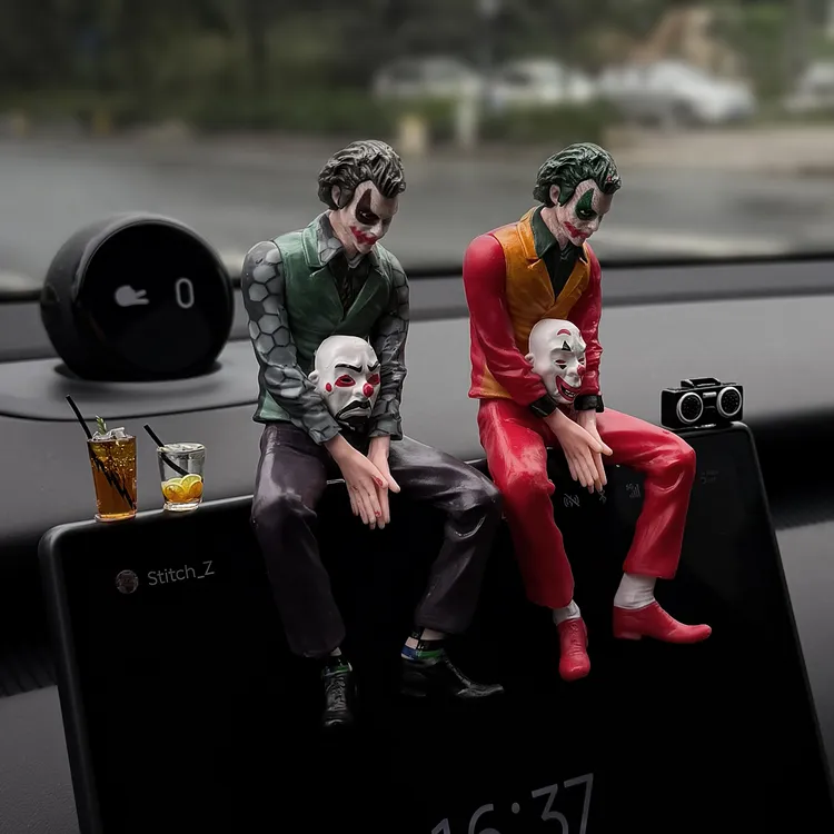 【歌谭莱杰~小丑】车载中控台小丑摆件装饰高级男人车内饰品车摆件