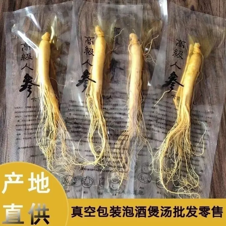 【拍一发六】吉林长白山正宗东北新鲜人参酒参煲汤泡水喝厂家直销
